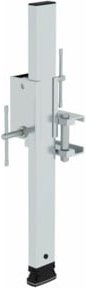 MUNK Holmverlängerung Quertraversen in Silber, stufenlos verstellbar bis 375 mm, passend für Leitern 930 mm und 1200 mm - Bild 1