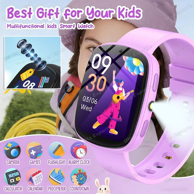 Ola Esporte Smartwatch, Blau, Kunststoff, Silikon, Kinder - Bild 1