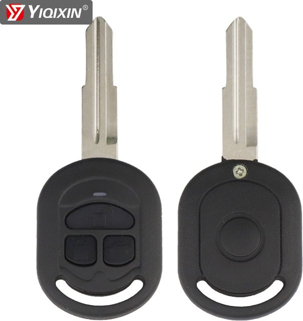 YIQIXIN 3 Tasten Fernbedienung Schlüssel Gehäuse Flip Tasche für Chevrolet Lacetti Optra Nubira in Schwarz - Bild 1