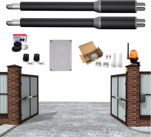 KINGJOIN&GALO Automatischer Doppel-Toröffner Motor für Flügeltore mit Aktuator AC220V/AC110V - Bild 1