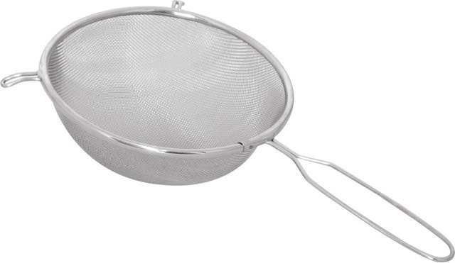 Schneider Küchensieb aus Edelstahl mit feinem Maschengewebe, Farbe Silber, Durchmesser: 16 cm, Länge: 32,5 cm - Bild 1