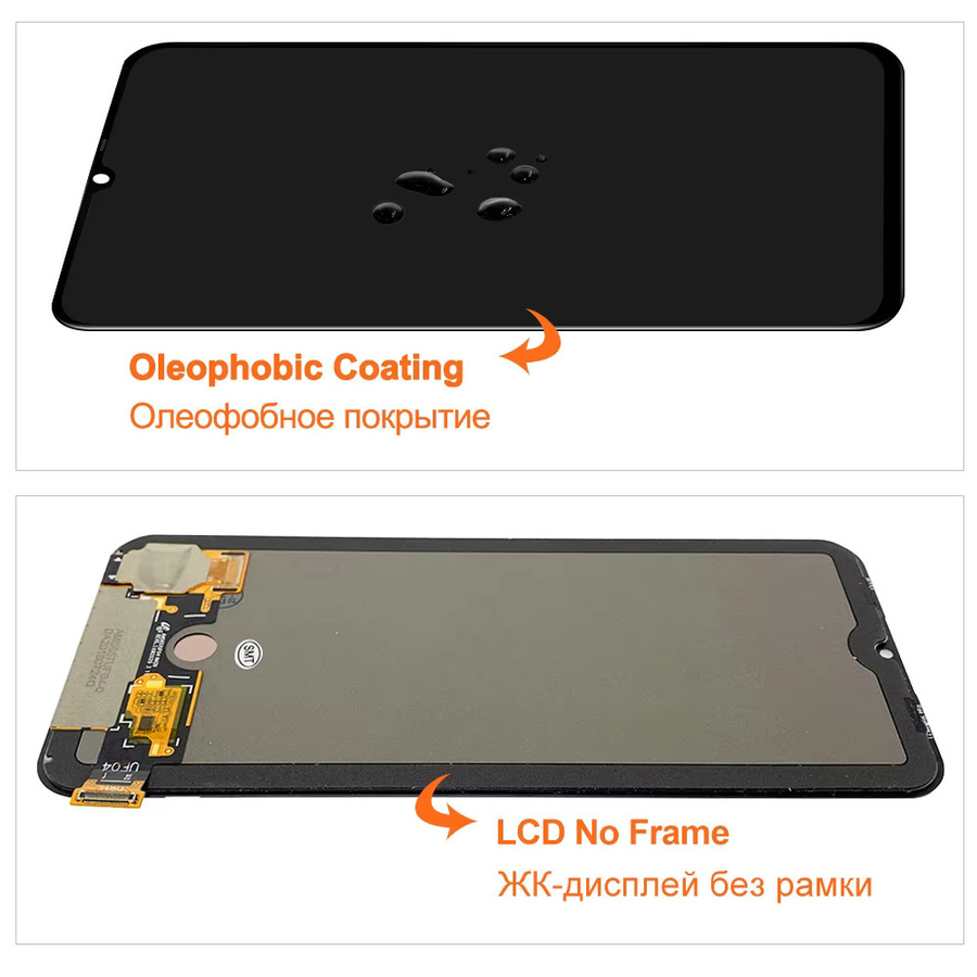Xiaomi Mi 10 Lite LCD Display mit Touchscreen Digitizer Montage, 6,57 Zoll, Schwarz, für Modell m2002J9G 5G - Bild 3