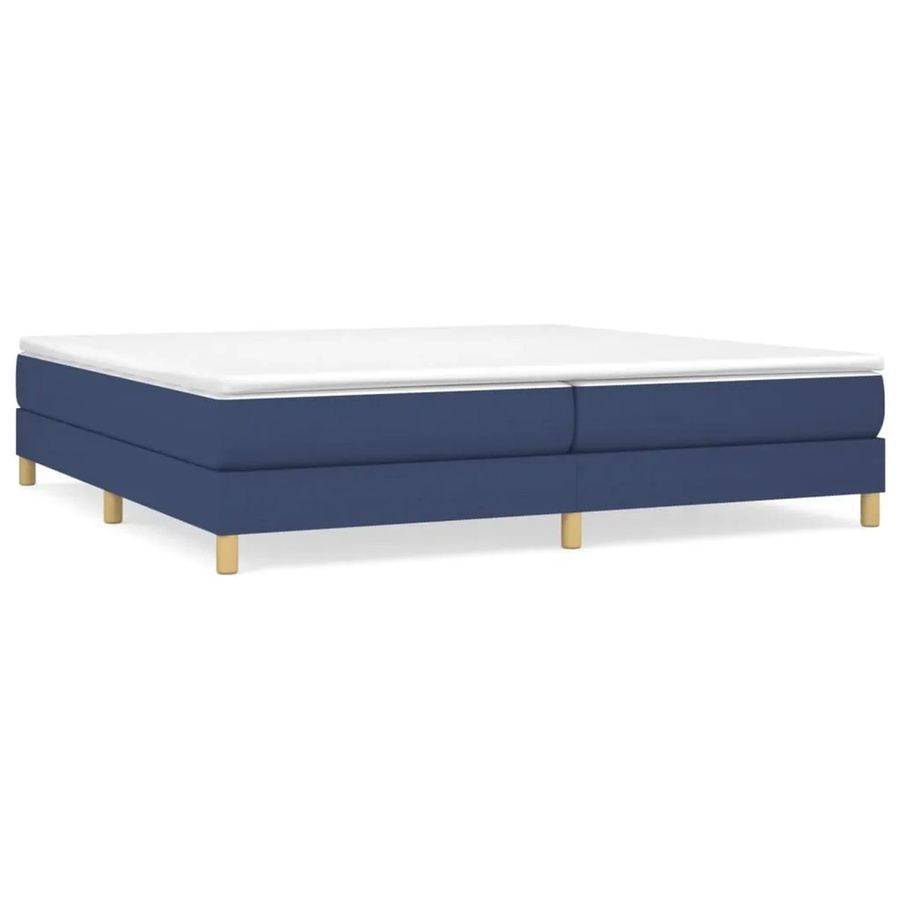vidaXL Boxspringbett Blau aus Stoff B/T/H: 200 x 200 x 25 cm - Bild 2
