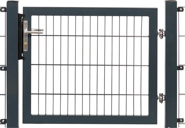 FLORAWORLD Premium Einzeltor Schwingtor aus Metall in Anthrazit Grau, B/H: 100 x 140 cm - Bild 1