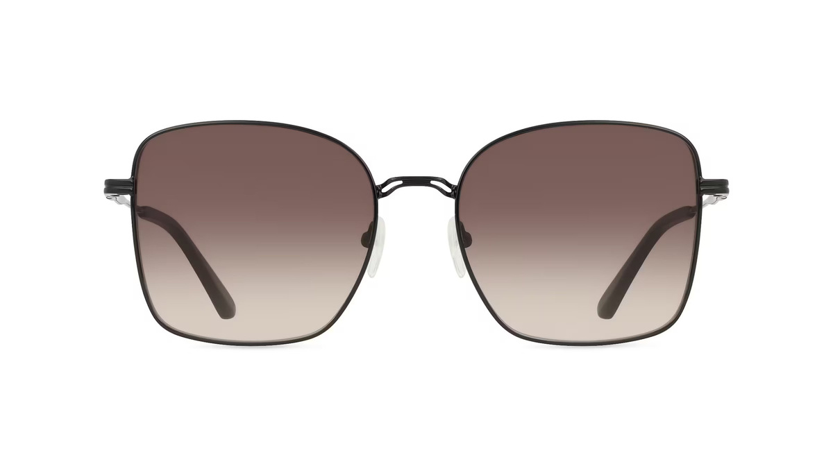 Calvin Klein CK23100S Sonnenbrille, Vollrand, Quadratisch, Metall, Unisex, schwarz, grau - Bild 1