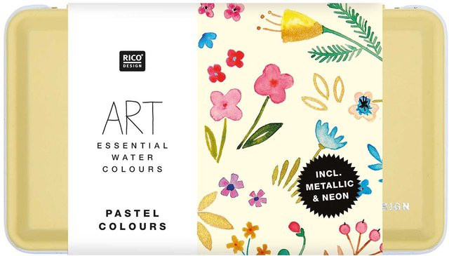Rico Design ART Essential Aquarellfarben Pastel Colours, 12 Farben - Bild 1