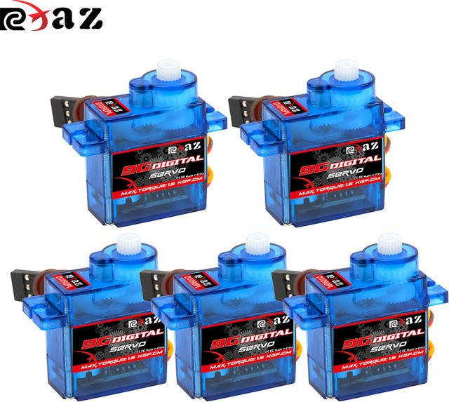 RCXAZ Digital-Servo, Kunststoffgetriebe, 5er/10er-Pack - Bild 1
