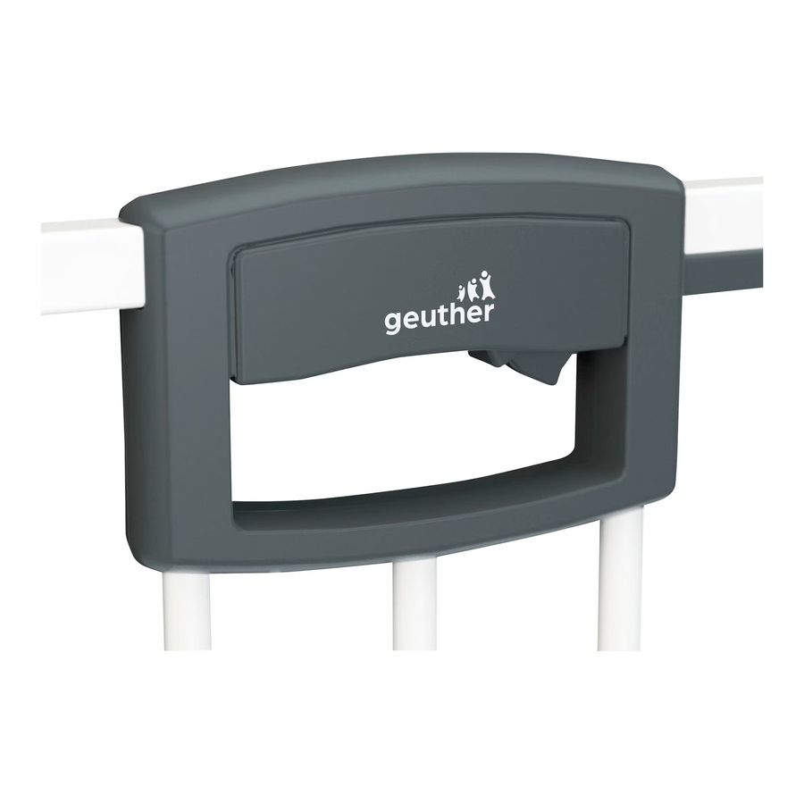 Geuther Tür- und Treppenschutzgitter Easylock Plus aus Metall zum Klemmen, Breite: 68 cm - 76 cm - Bild 2