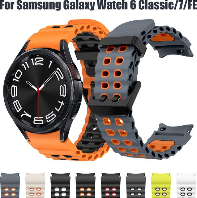 Samsung Ersatzarmband Silikon, Zweifarbig, Unisex - Bild 1