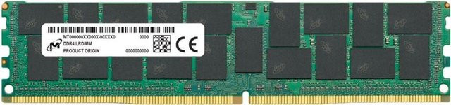 Crucial DDR4 LRDIMM 64GB 2Rx4 3200 RAM Modul in Grün (MTA36ASF8G72LZ-3G2R) - Bild 1