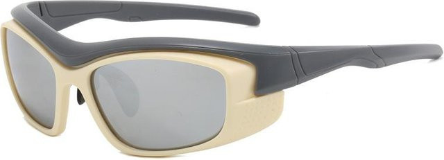 Binchi Outdoor Equipment Sportsonnenbrille, Unisex, Vollrand, Plastic, Grey - Bild 1
