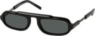 Giorgio Armani AR 8203 Sonnenbrille, Rechteckig, Vollrand, Kunststoff, Unisex, black grey - Bild 1