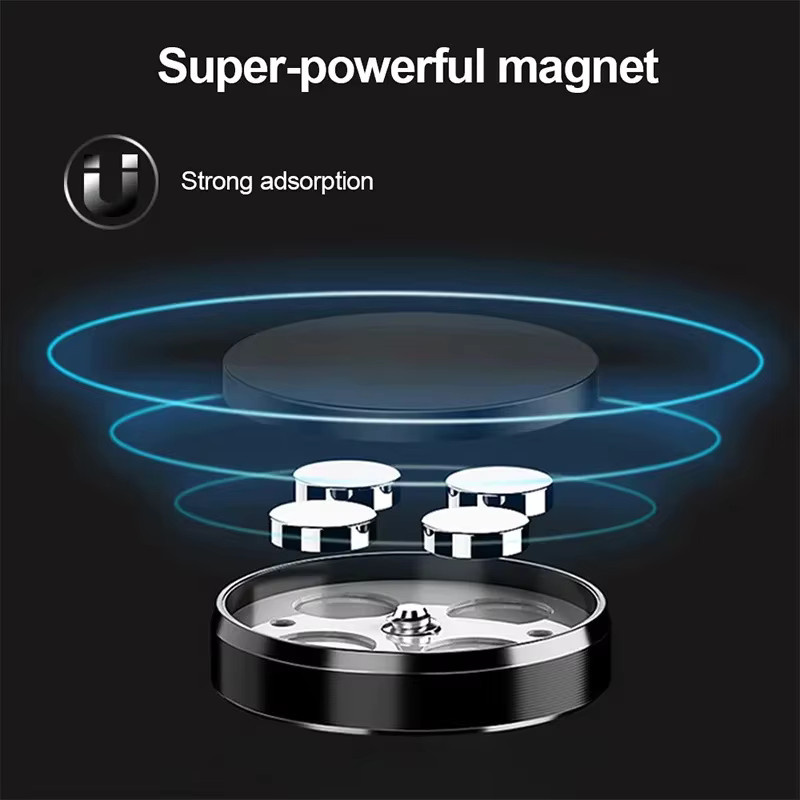 Magnetischer Autotelefonhalter in Gold für iPhone, Samsung, Redmi und Xiaomi als GPS-Handyhalterung im Auto - Bild 3