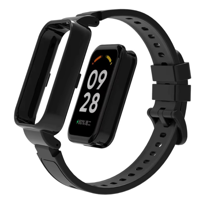 CAOWTAN Uhrenarmband Silikon, Schwarz, Unisex - Bild 4