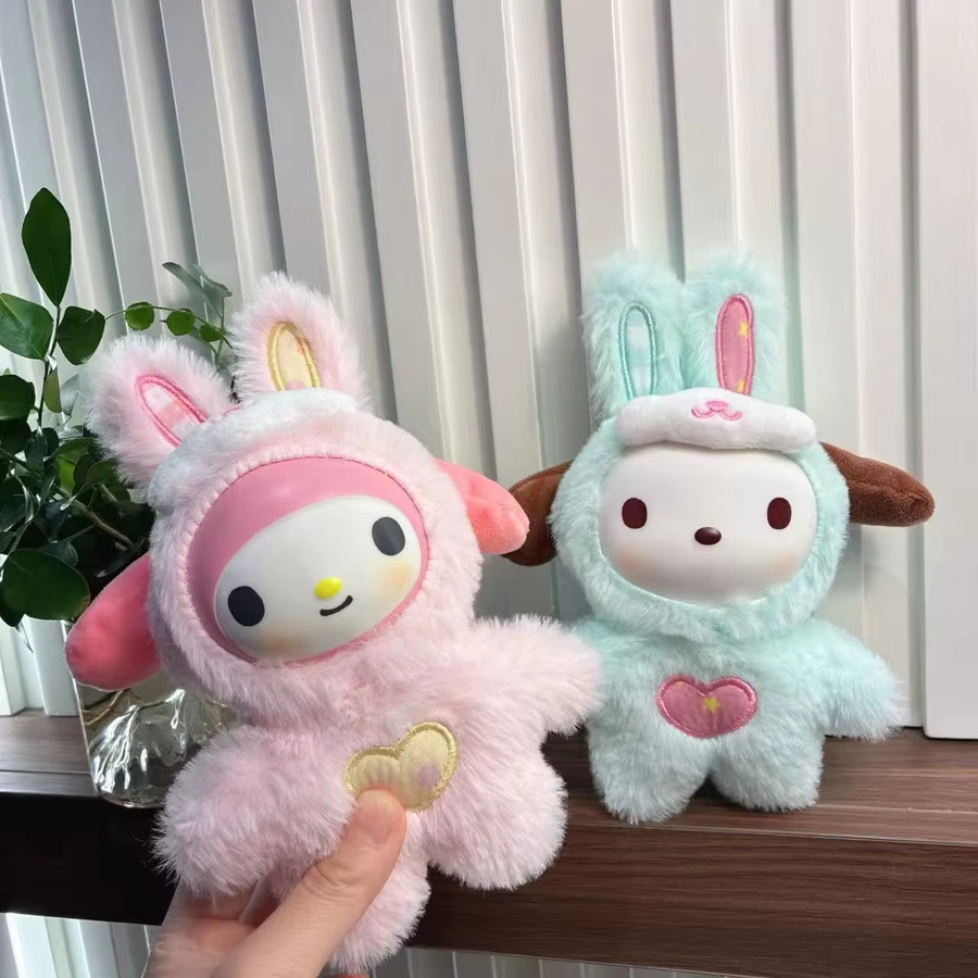 Sanrio Hello Kitty Häschen Cosplay Schlüsselanhänger, PVC-Puppe, Taschenanhänger - Bild 2