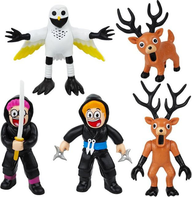 Discover Intime Actionfigur Hirsch Eule Ziege, Tiere, Kunststoff, Bunt - Bild 1