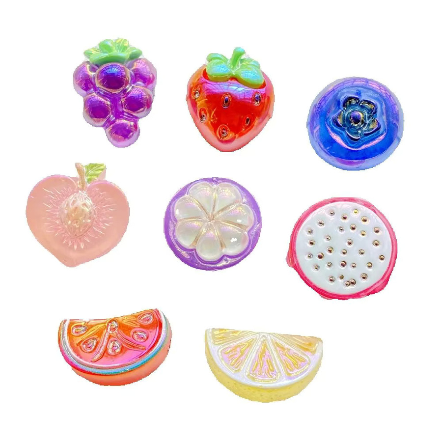 8 Stück dekorative Früchte-Figuren von TSXJY in Multicolour für Scrapbooking, DIY und Schmuck - Bild 2