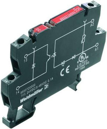 Weidmüller Optokopplerrelais 1180290000 Schwarz 0.5 A 48 V/DC 10 Stück - Bild 1