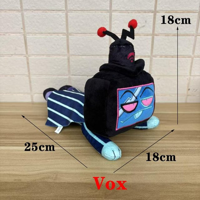 Yiran toy Hazbin Hotel Vox Valentino Plüschtiere, 25cm, ab 14 Jahren - Bild 1