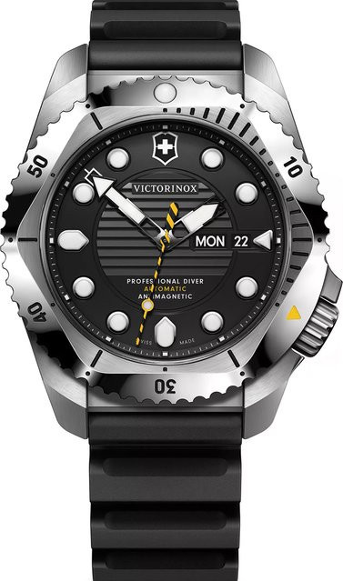 Victorinox Herrenuhr Dive Pro, Automatik, Edelstahl, 43 mm, Schwarz, 30 ATM - Bild 1
