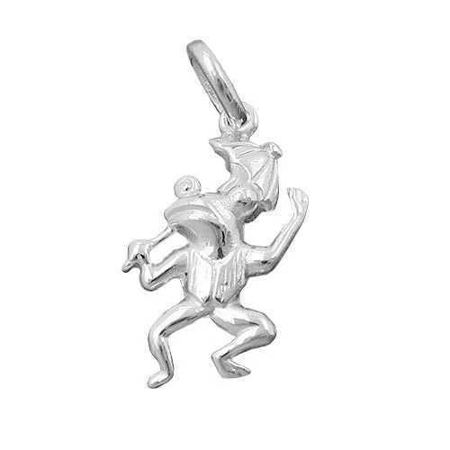 SIGO Anhänger Frosch mit Schirm, 925 Silber, Unisex - Bild 1