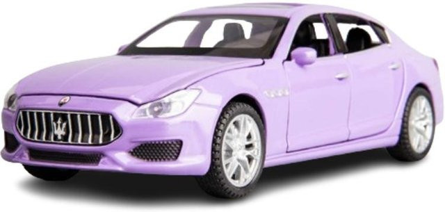 Fourall- Model Cars Maserati Quattroporte Coupé, Modellauto, 1:32, Metall, mit Licht und Ton, lila - Bild 1