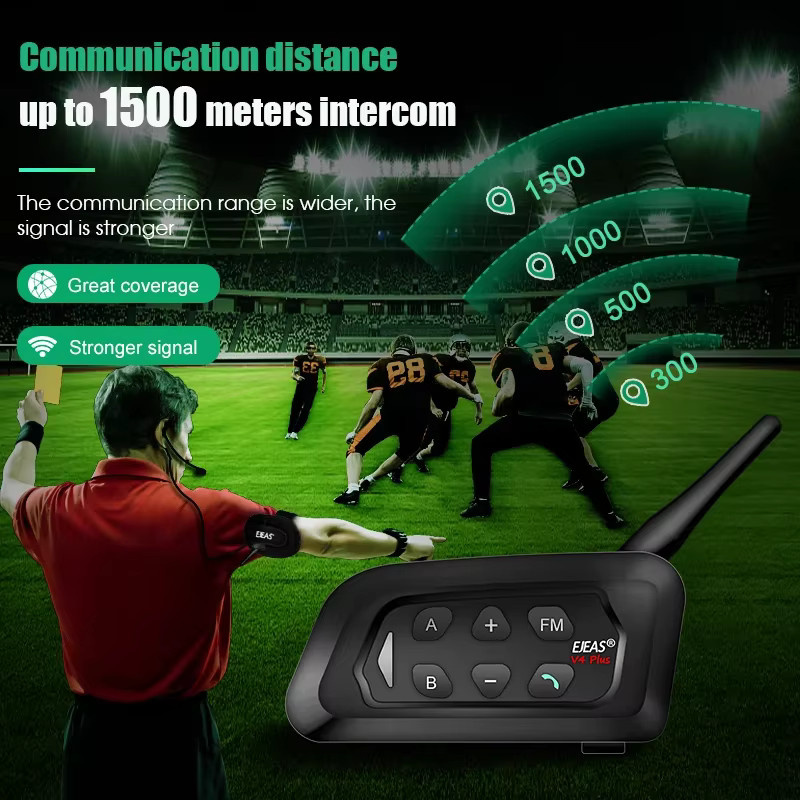 3er Set EJEAS V4C Plus Bluetooth In-Ear Kopfhörer mit Vollduplex-Funktion in Schwarz - Bild 2