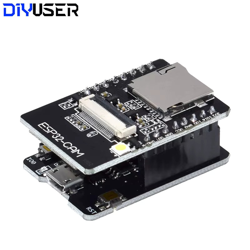 ESP32-CAM-MB WLAN-Modul Seriell-zu-WLAN ESP32 CAM Entwicklungsboard mit Bluetooth in Schwarz - Bild 2