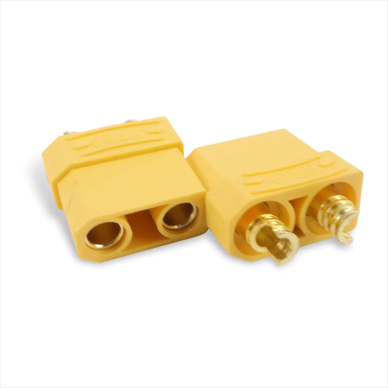Amass Bullet Connectors Stecker Set für RC Quadcopter FPV Racing Drone Lipo Batterie, 5 Paare, Gelb, XT30 / XT60 / XT90 - Bild 1