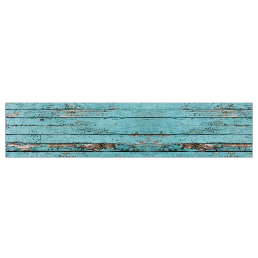 MySpotti Küchenrückwand Profix Cucina Ernest in Cyan mit Holzoptik aus Aluminiumverbund, Breite: 270 cm, Höhe: 60 cm - Bild 2