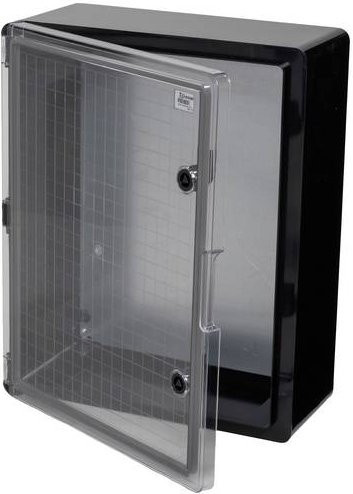 Boxexpert Installations-Gehäuse aus ABS Kunststoff in Schwarz, H x B x T: 18 x 40 x 50 cm - Bild 1