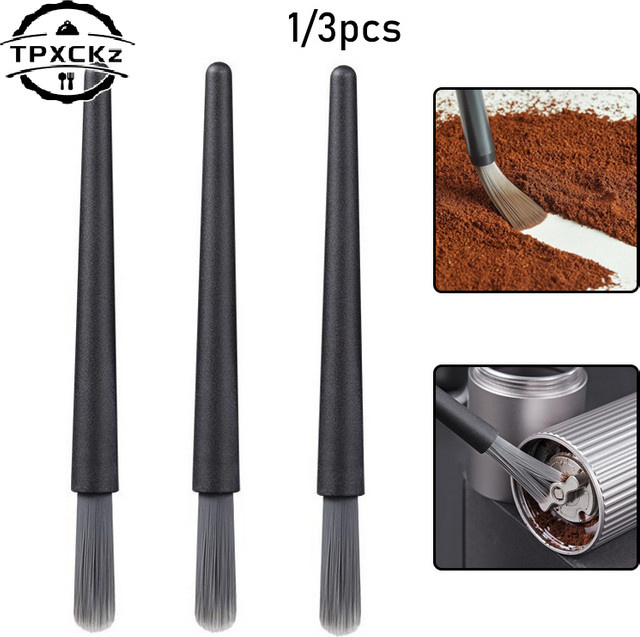 JETTING Barista Reinigungspinsel Set für Kaffeemühlen und Zubehör, Farbe: Schwarz - Bild 1