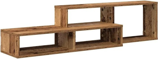 vidaXL Wand-TV-Stand aus Holzwerkstoff in Braun, B/T/H: 120 x 25 x 28,5 cm - Bild 1