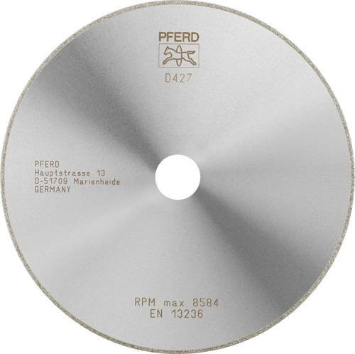 PFERD Diamanttrennscheibe D1A1R für GFK/CFK, Durchmesser: 178 mm, Bohrungs-Ø: 22,23 mm, Farbe: Silber - Bild 1