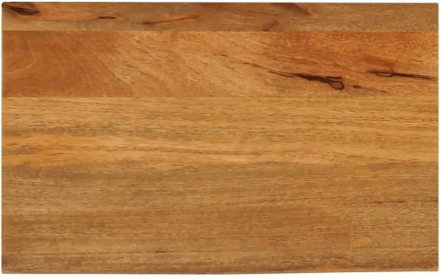 vidaXL Tischplatte aus Massivholz Mango mit Baumkante, Braun, B/T/H: 50 x 20 x 2,5 cm - Bild 1