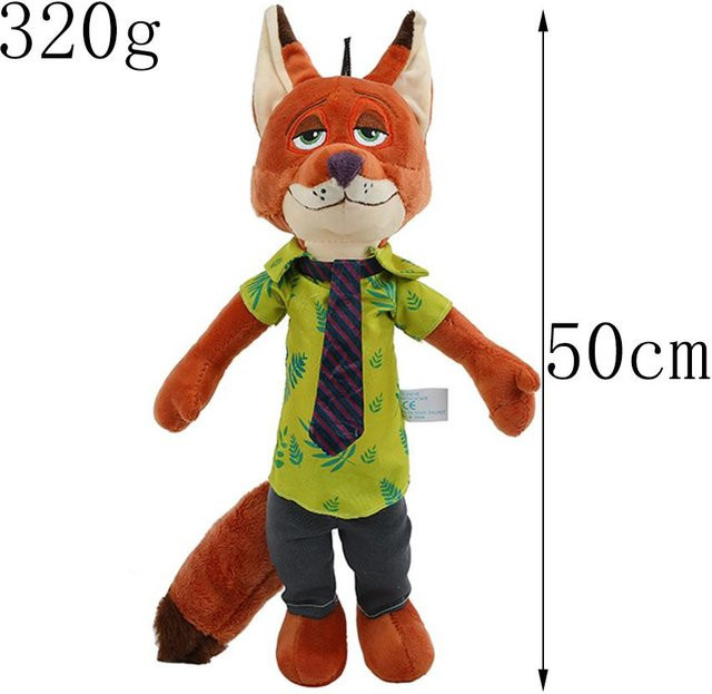 Yiran toy 1 Zootopia Nick Wilde Judy Hopps Figur, Plüsch / Textil, ab 14 Jahre - Bild 1