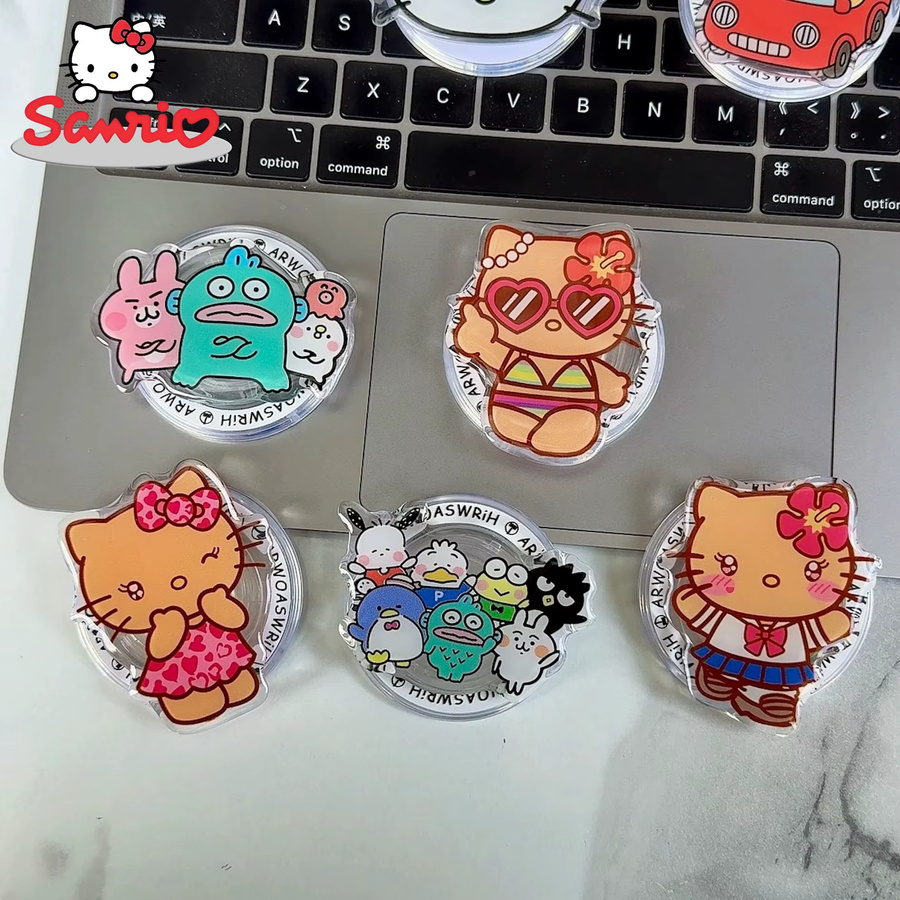 Sanrio Hello Kitty und Kuromi Acryl-Magnet-Handyhalter für MagSafe-Hüllen, niedlicher Phone GripTok - Bild 3
