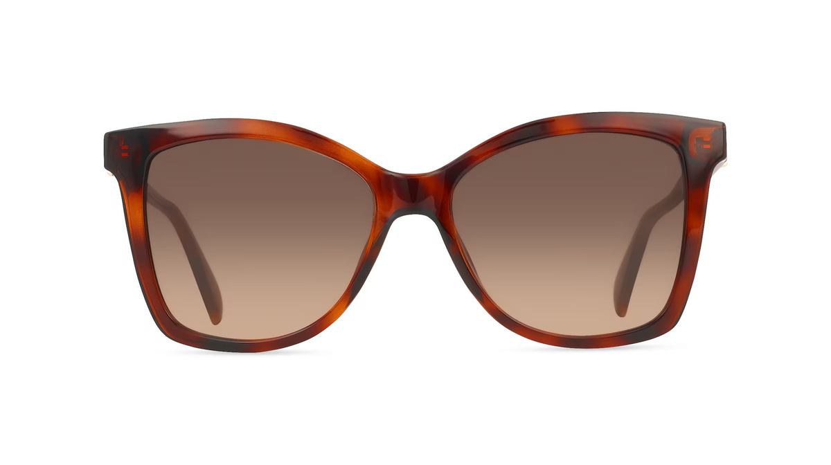 Liu Jo LJ822S Sonnenbrille Butterfly, Vollrand, Kunststoff, braun, grün, Damen - Bild 1