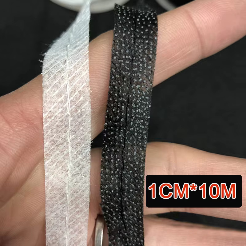 10 Meter einseitiges Heißklebe-Interlining aus Vlies für DIY-Handarbeiten und Näharbeiten in Weiß - Bild 3