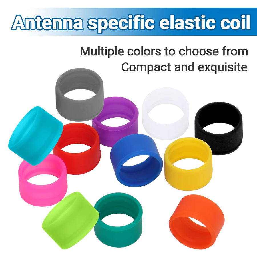 Walike Spannungsspirale für Walkie-Talkie Antennen in 12 Farben, passend für Baofeng UV-5RMini BF-888S UV-5R F22 UV-5RH UV-21PRO AR-152 - Bild 4
