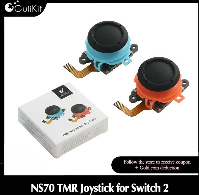 GuliKit NS70 TMR Joystick für Nintendo Switch zur Reparatur und zum Upgrade gegen Stick Drift - Bild 1