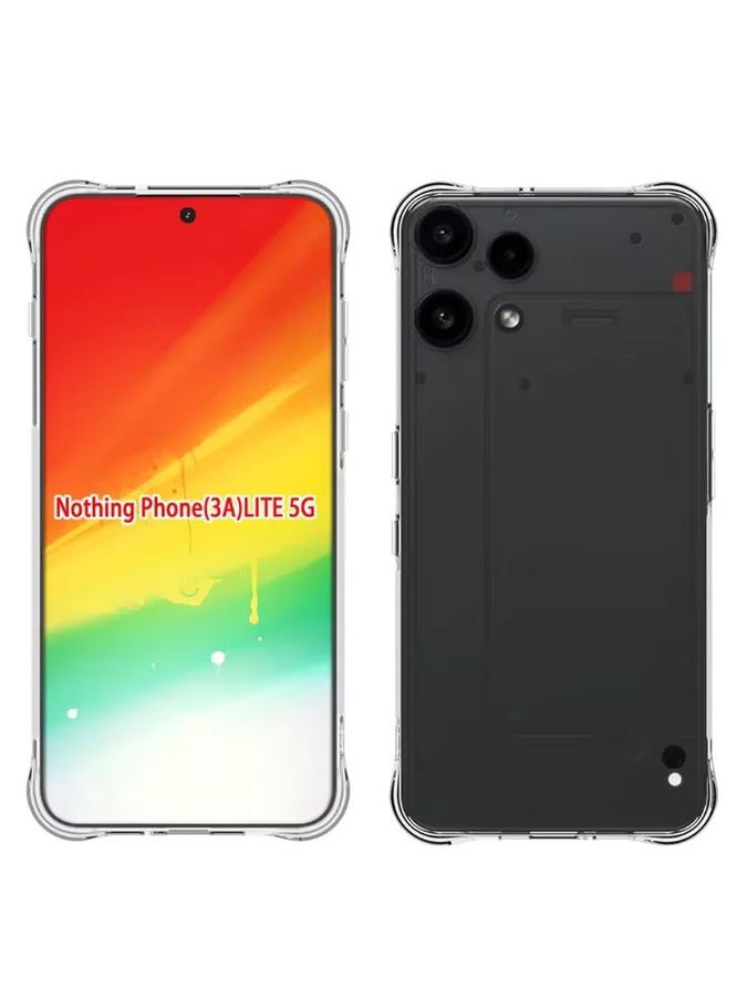 Stoßfeste TPU-Schutzhülle für Nothing Phone 3a Lite in Transparent - Bild 6