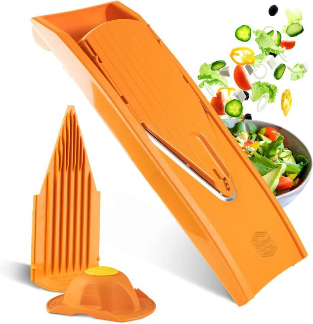 Börner V1 Basis Set Gemüsehobel Mandoline in Orange - Bild 1