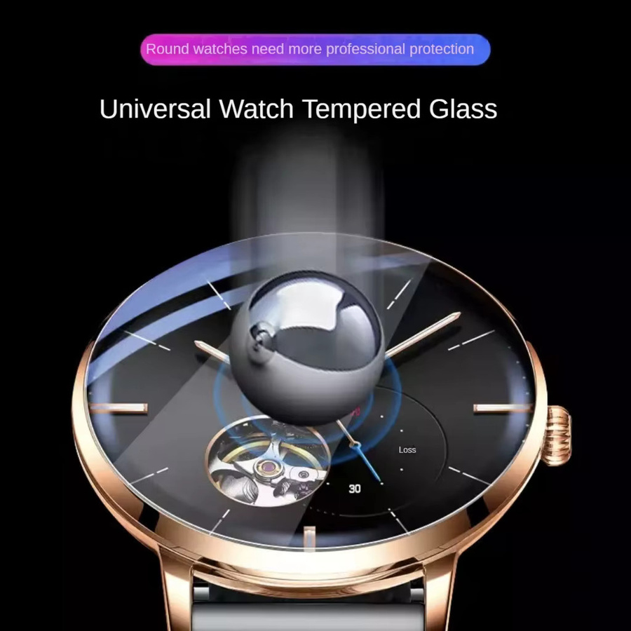 YIFILM Smartwatch Schutzfolie Glas, 34-43 mm, Unisex - Bild 2