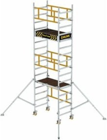 Munk FlexxTower Aluminium Rollgerüst in Silber mit einer Plattformhöhe von 3,10 m - Bild 1