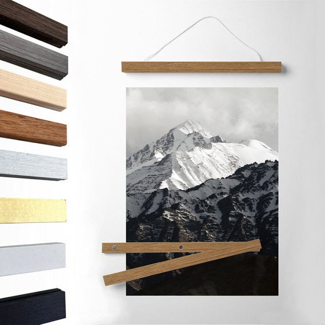 Magnetischer Posterhalter von Little PP für Wandbilder und Leinwandgemälde in Gold, Schwarz oder Weiß - Bild 1