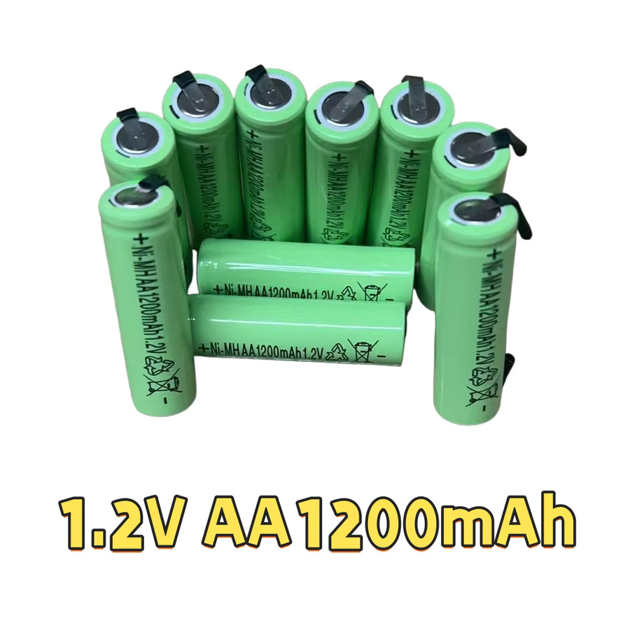 Lerp AA Ni-MH Akku 1,2V 1200mAh mit Anschlussflanschen in Grün - Bild 3