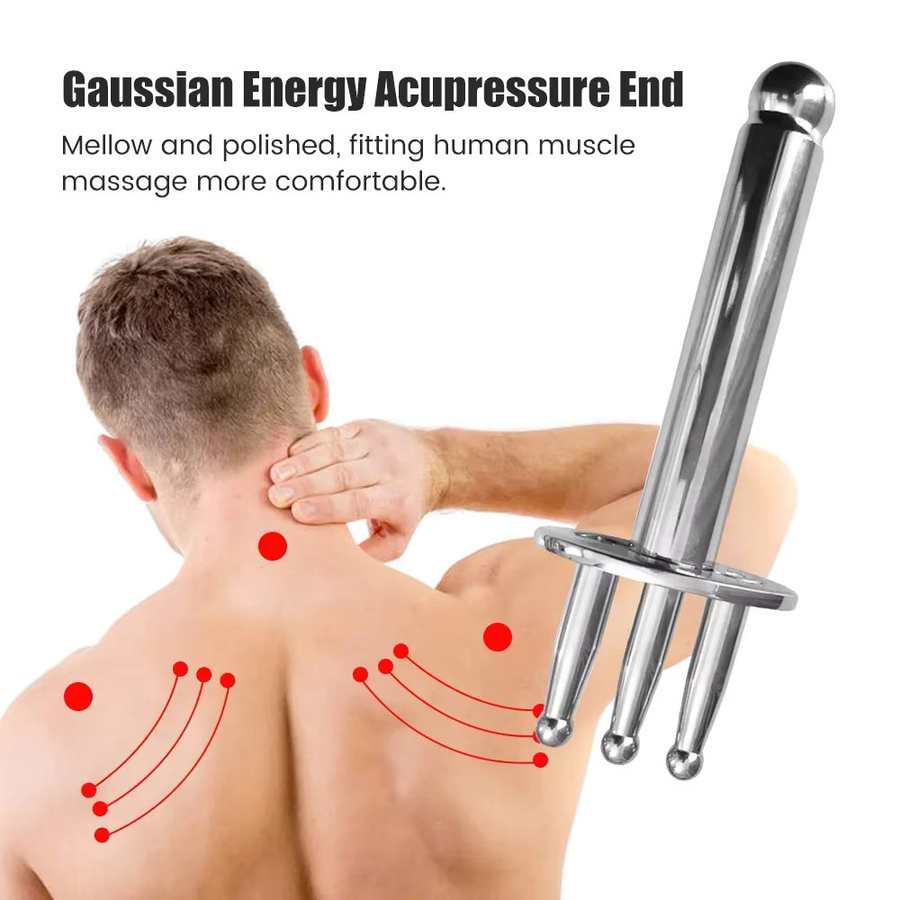 SALORIE Metall-Massagestift für Gesicht und Körper, Unisex - Bild 4