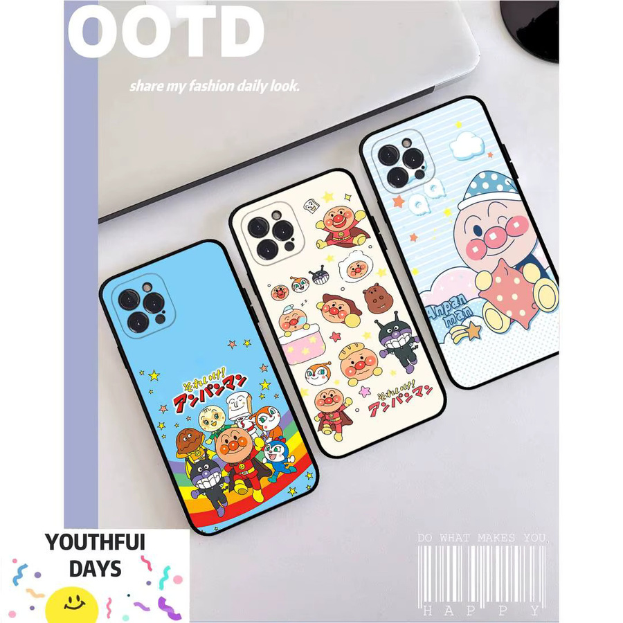 C-Children Anpanman Handyhülle für iPhone 17 16 15 16e 14 13 12 11 Pro Max Plus Case Cover in Multicolour - Bild 3