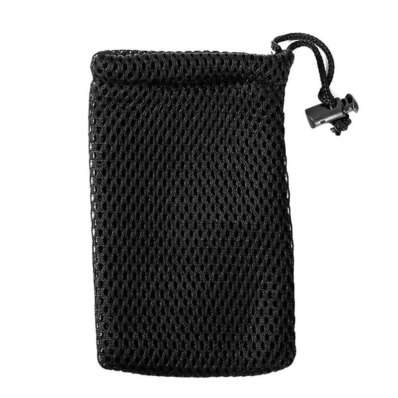 JETTING 3-teiliges Set Aufbewahrungstaschen aus Nylongewebe mit Kordelzug in Schwarz für digitale Produkte und Outdoor-Aktivitäten - Bild 4